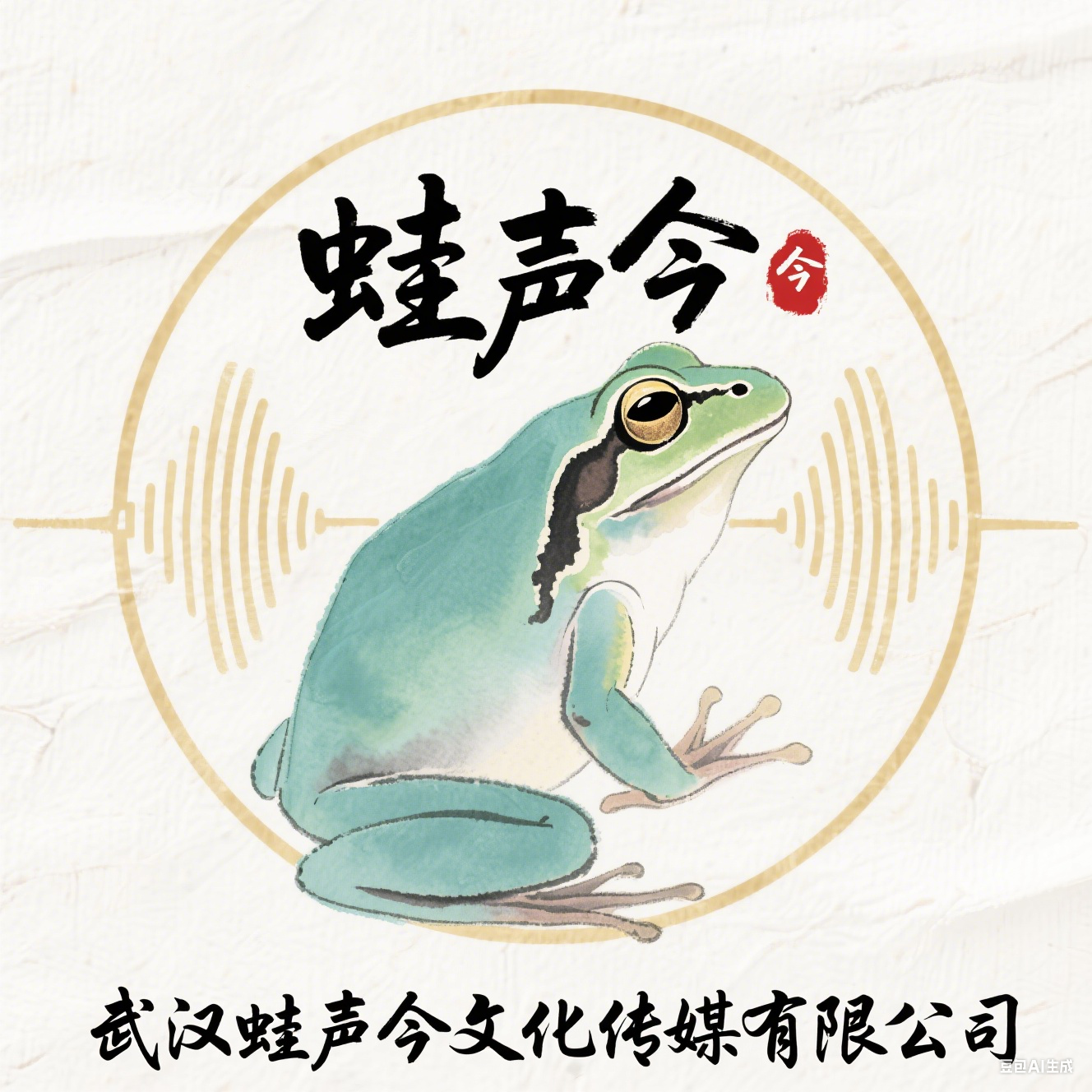 蛙声今 Logo